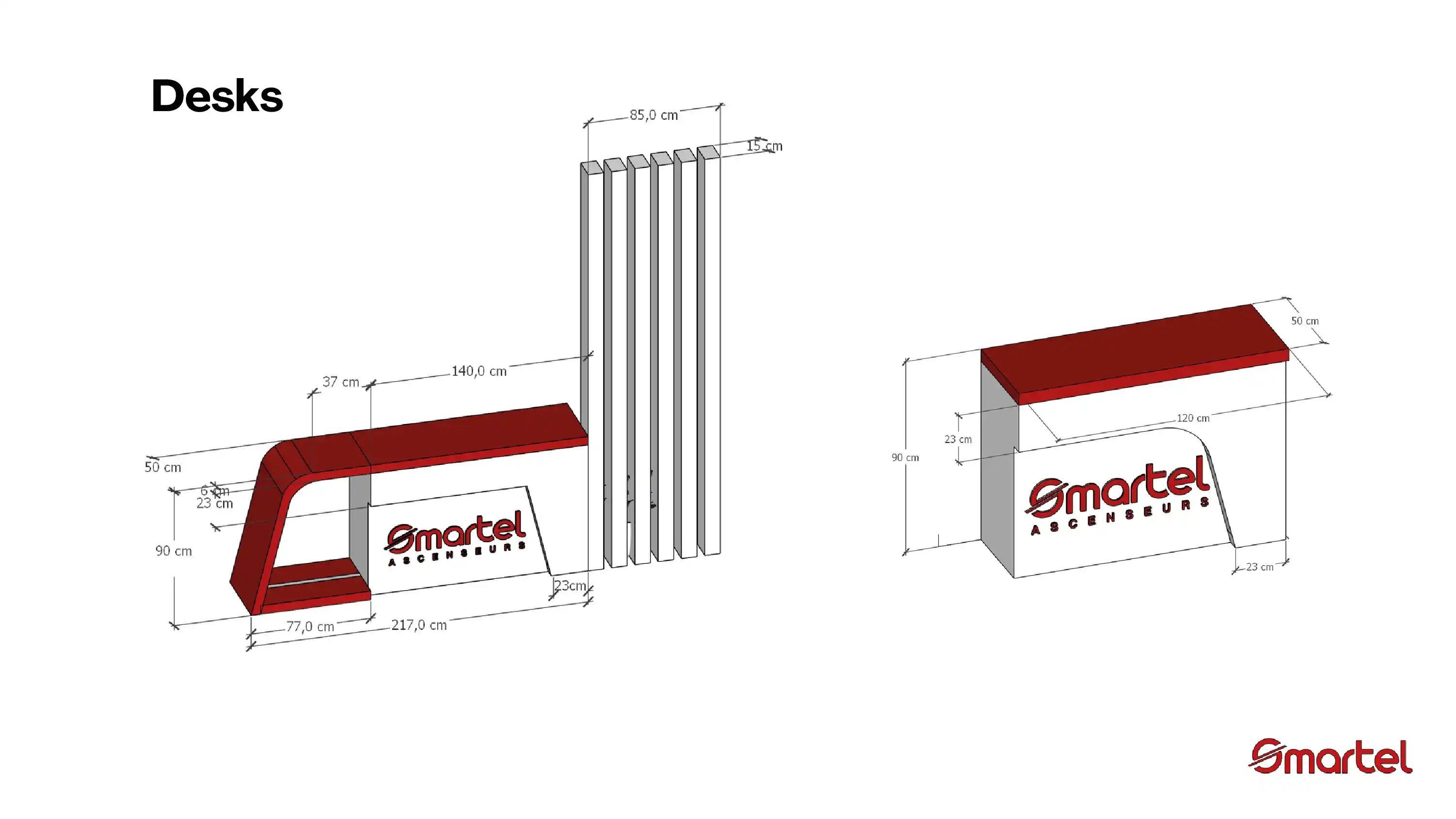 Détails & mobilier sur-mesure — Comptoirs, présentoirs, espaces VIP — dessinés spécifiquement pour la marque.