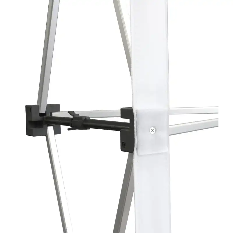 Systeme exposition pour affiche grand format avec logo de societe