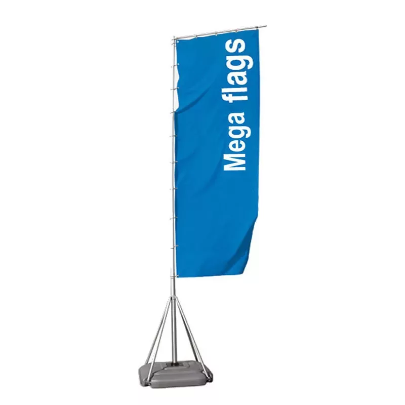 Drapeau publicitaire avec logo pour foire et stand exposition en algerie